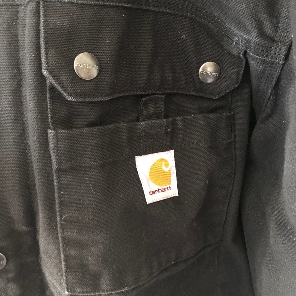 MEN'S SHERPA-LINED UTILITY JACKET - RELAXED FIT - WASHED DUCK - Picture 6 of 12
